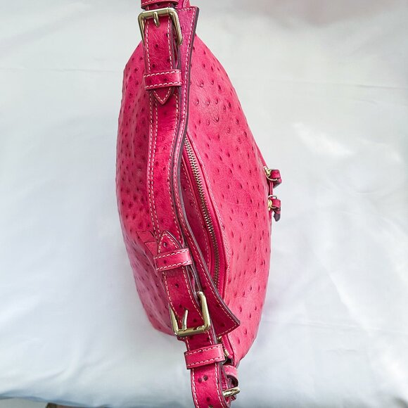 Dooney & Bourke Dillen Hobo Bag, Pink Pebbled Leather, Orig. $298.00 - Picture 8 of 12